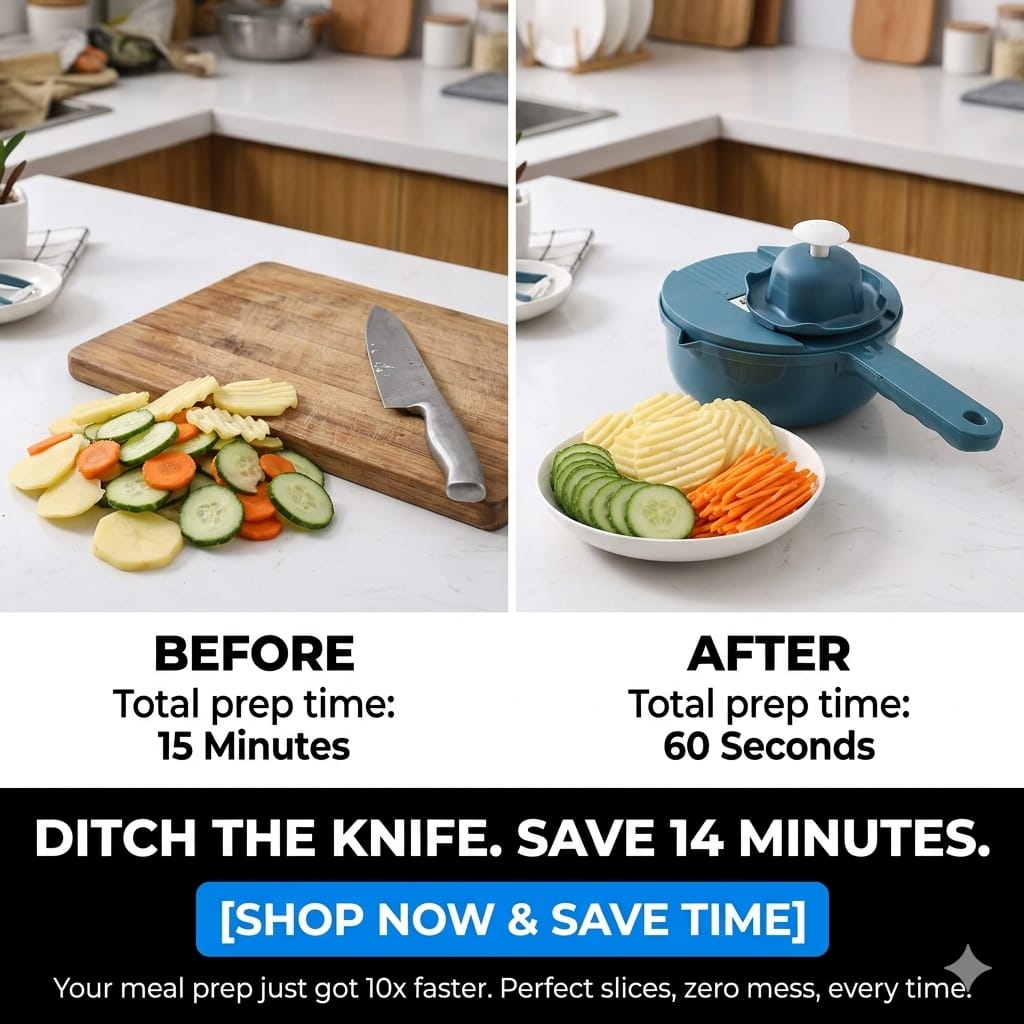 9 IN 1 VEGETABLE SLICER & CHOPPER