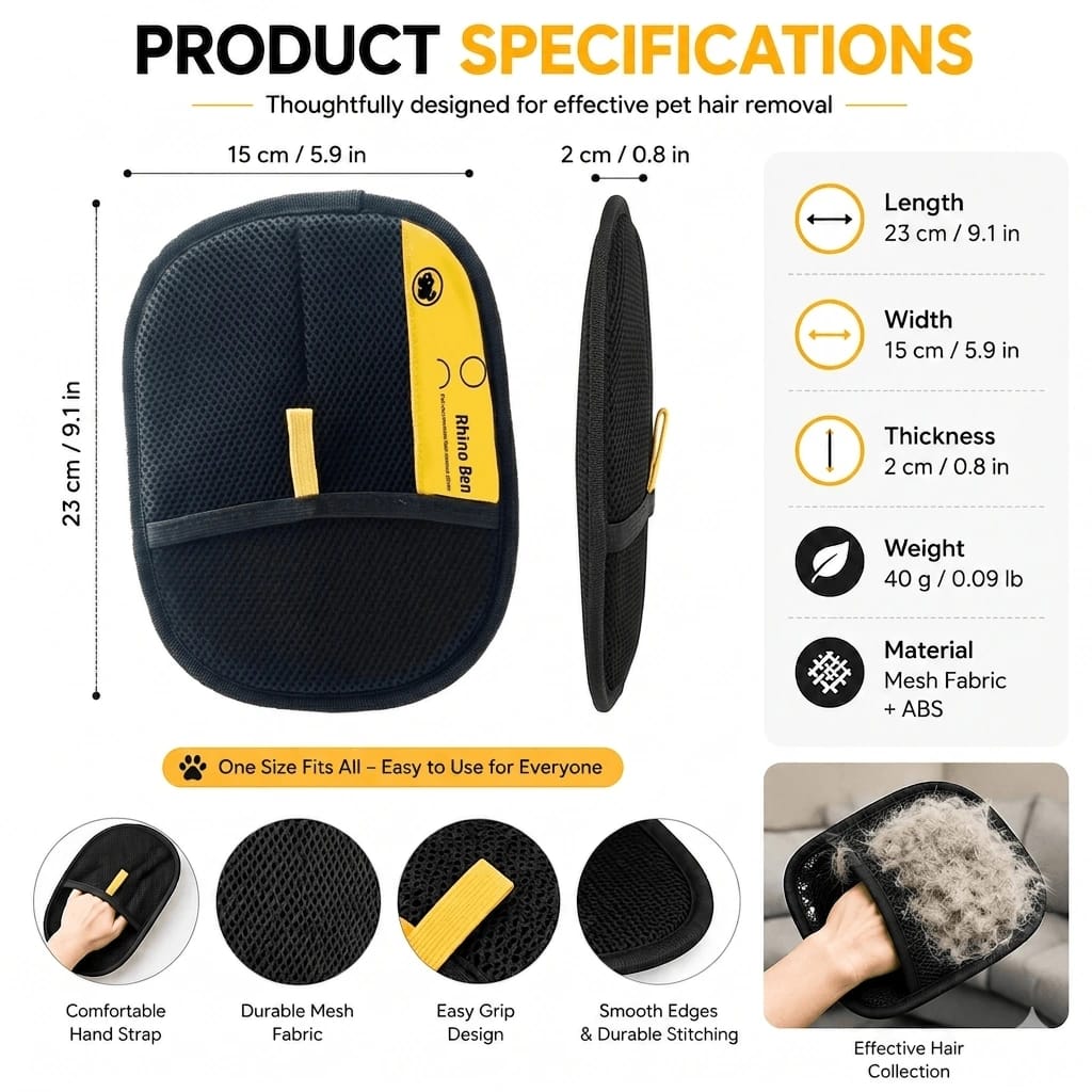 "PawClean™ Pet Hair Remover Glove – Remove Fur & Lint in Seconds"