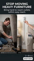 180° Rotating Outlet Extender