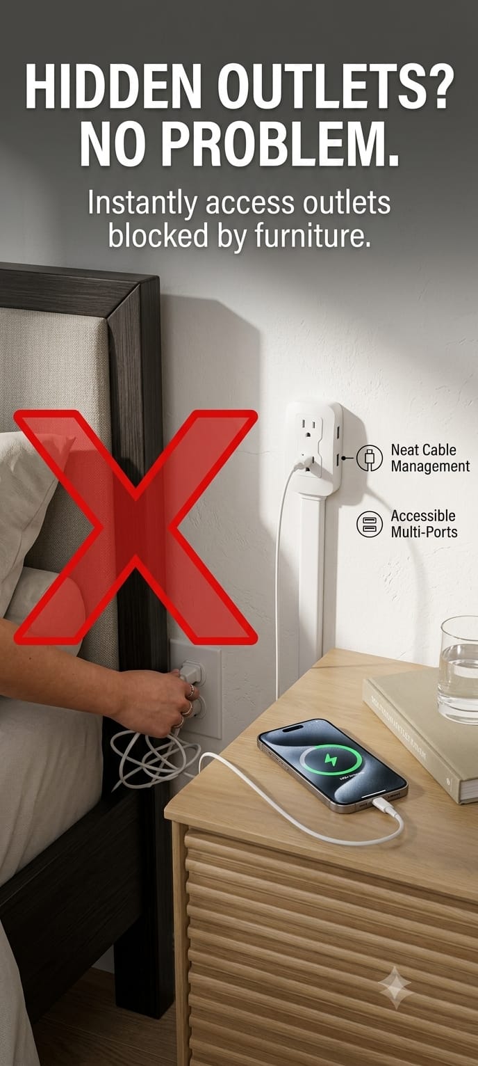 ELECTRICAL OUTLET  EXTENDER